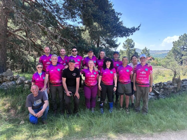 Integrantes del club Segovia Orientación, organizadores de la prueba en El Espinar./SEGOVIA ORIENTACIÓN