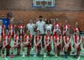 Foto de familia del junior femenino del Dibaq CD Base de la presente temporada./DIBAQ CD BASE