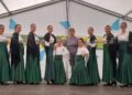 Actuación de baile flamenco del grupo Cristo del Mercado / LOURDES MATARRANZ
