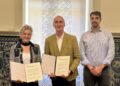 Firma del acuerdo con Titirimundi. /AYUNTAMIENTO DE SEGOVIA