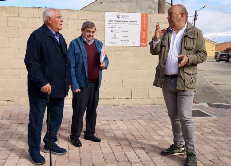 El presidente en una de sus visitas. /DIPUTACIÓN DE SEGOVIA