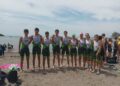 Delegación del club segoviano en la cita en Águilas./T. LACERTA