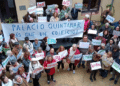 Una quedada en el patio central del edificio reivindica y llama a la reflexión para que no se altere su uso ni un proyecto cultural de gran arraigo en Segovia. FORO SOCIAL SEGOIVIA