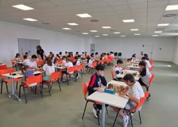 Un instante durante las finales del torneo./SEGOCHESS