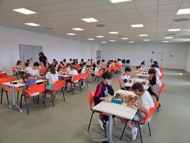 Un instante durante las finales del torneo./SEGOCHESS
