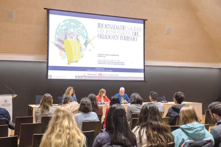 Celebración de las III Jornadas de Salidas Profesionales celebradas en el Campus de Segovia. / UVA