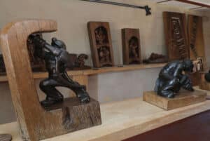 Serie de mineros en bronce, 1980.