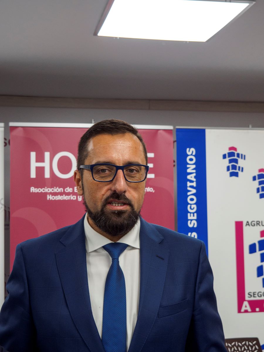 Jesús Castellanos Ruiz, presidente de los hosteleros segovianos.