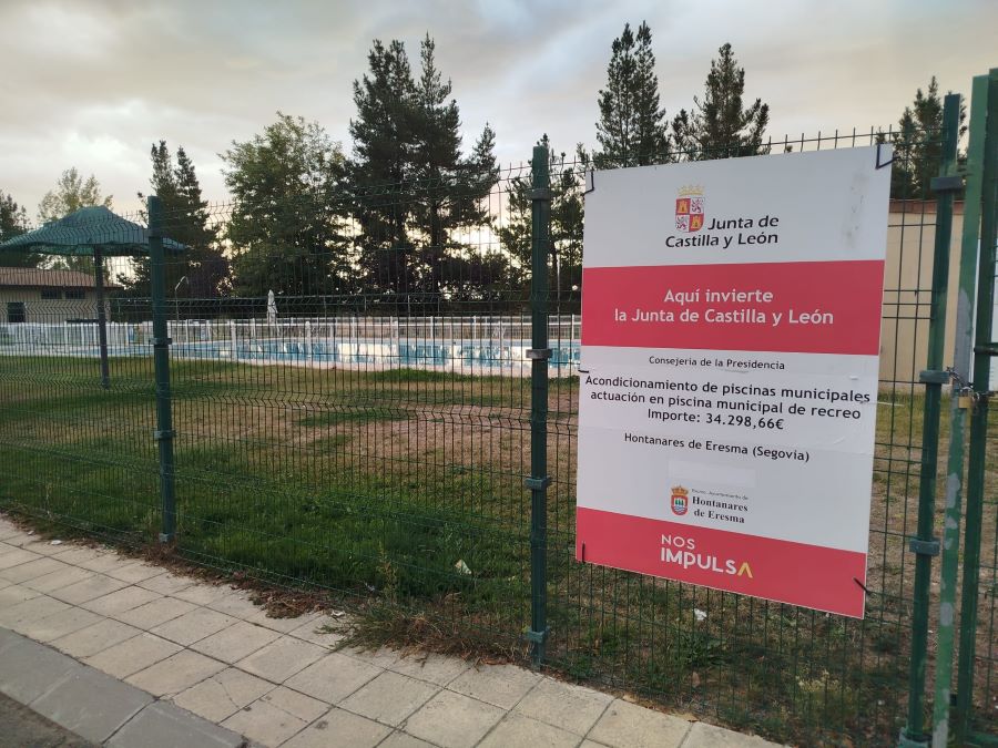 Piscinas municipales de Hontanares de Eresma. / AYTO. HONTANARES DE ERESMA