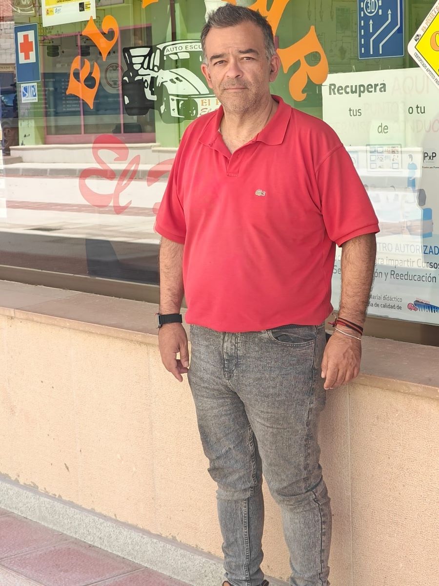 Juan Carlos Sánchez, Presidente de la Asociación Provincial de Autoescuelas. / EL ADELANTADO